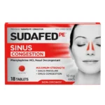 Sudafed PE Sinus Congestion Tablets
