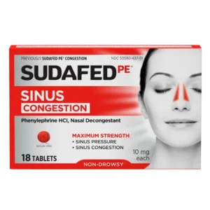 Sudafed PE Sinus Congestion Tablets